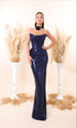 Ela - Strapless dress with ruched bodice